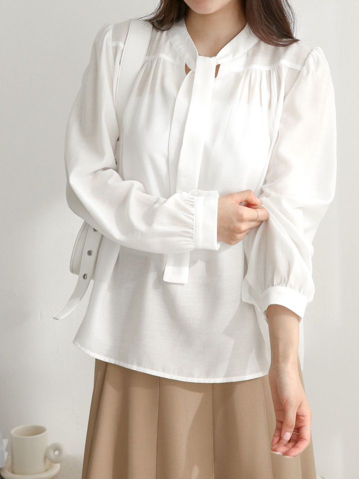 DAILY PROJECT-데일리프로젝트-T韓國直郵東大門實拍女裝新款熱賣襯衫蕾絲衫DAILY PROJECT襯衫/蕾絲衫