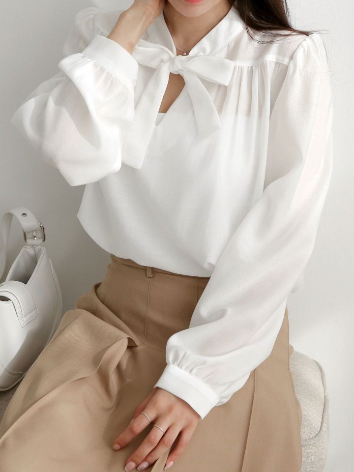 DAILY PROJECT-데일리프로젝트-T韓國直郵東大門實拍女裝新款熱賣襯衫蕾絲衫DAILY PROJECT襯衫/蕾絲衫