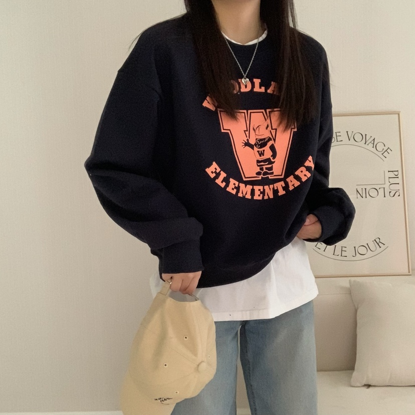 FROMJINI韓國直郵東大門代購女裝新款職業25春夏休閑熱賣衛衣FROMJINI衛衣