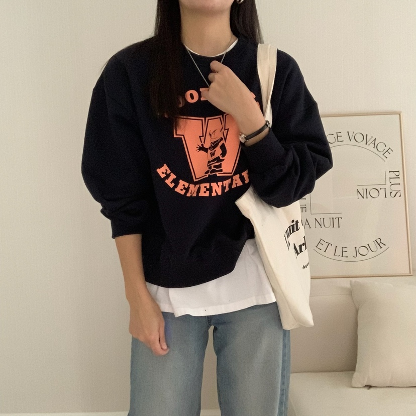 FROMJINI韓國直郵東大門代購女裝新款職業25春夏休閑熱賣衛衣FROMJINI衛衣