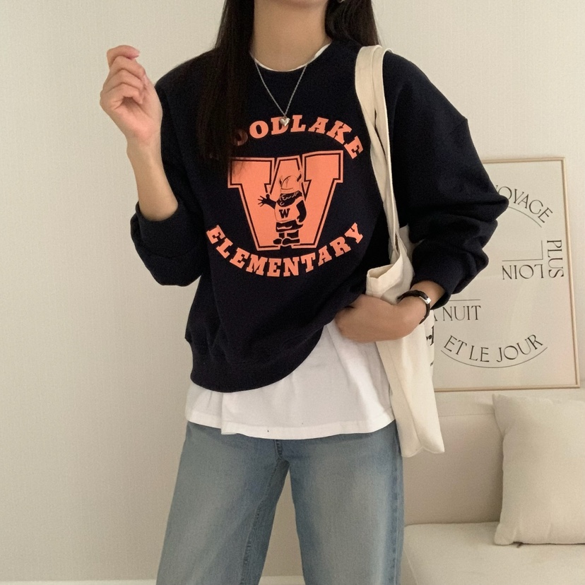 FROMJINI韓國直郵東大門代購女裝新款職業25春夏休閑熱賣衛衣FROMJINI衛衣