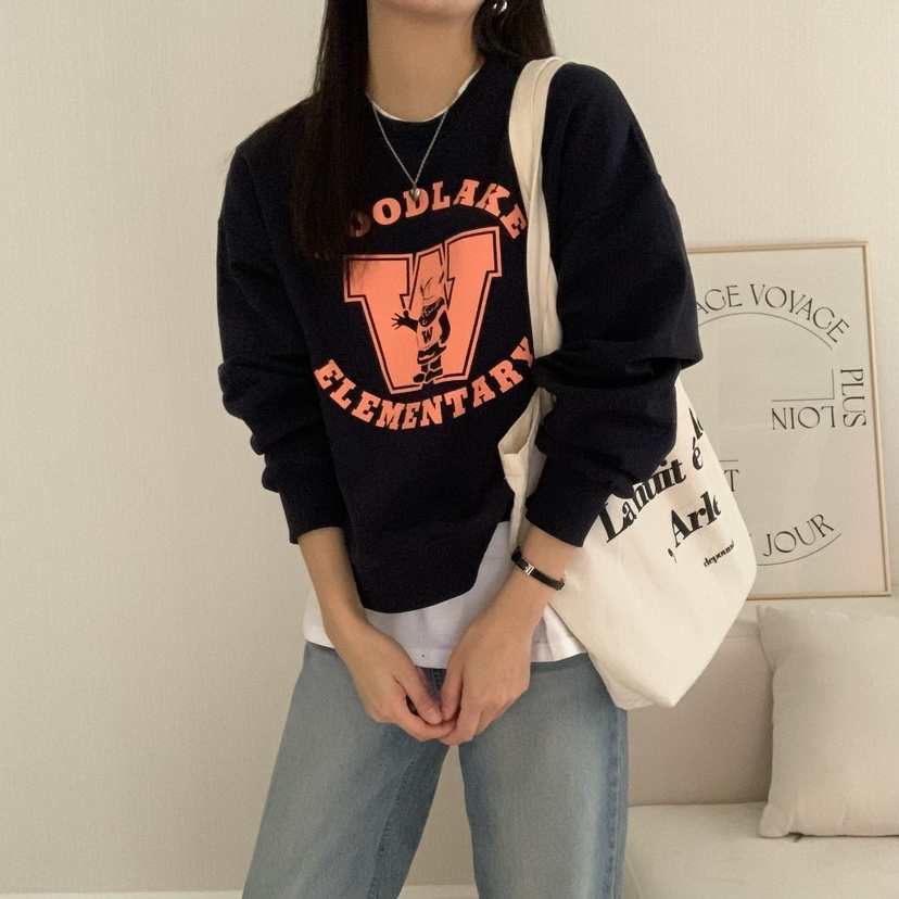 FROMJINI韓國直郵東大門代購女裝新款職業25春夏休閑熱賣衛衣FROMJINI衛衣