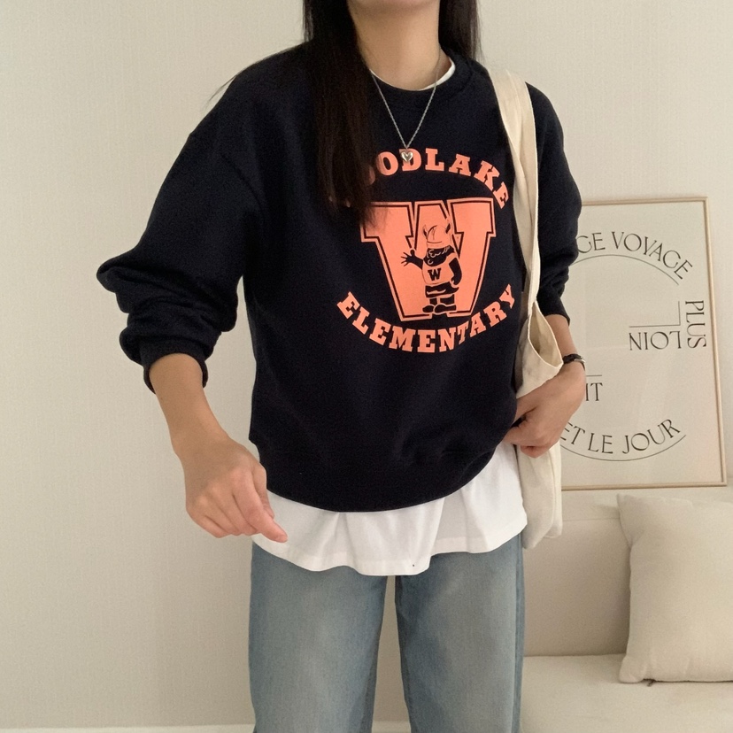 FROMJINI韓國直郵東大門代購女裝新款職業25春夏休閑熱賣衛衣FROMJINI衛衣