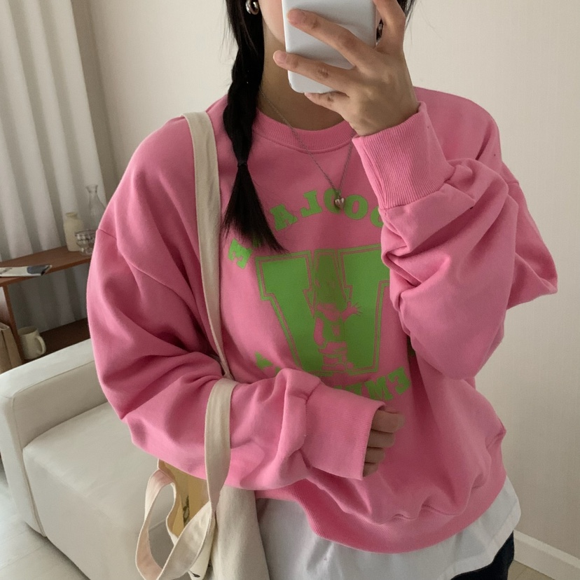 FROMJINI韓國直郵東大門代購女裝新款職業25春夏休閑熱賣衛衣FROMJINI衛衣