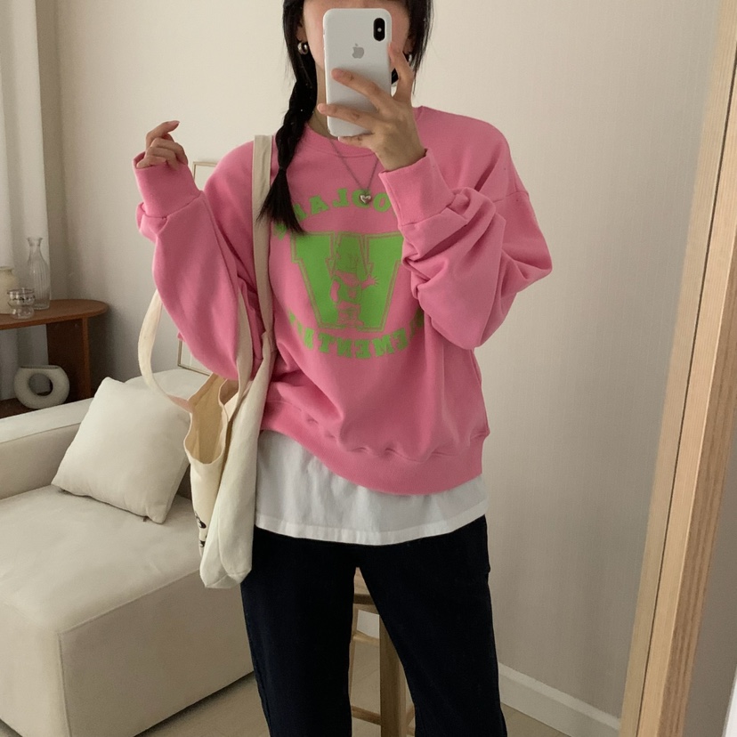FROMJINI韓國直郵東大門代購女裝新款職業25春夏休閑熱賣衛衣FROMJINI衛衣