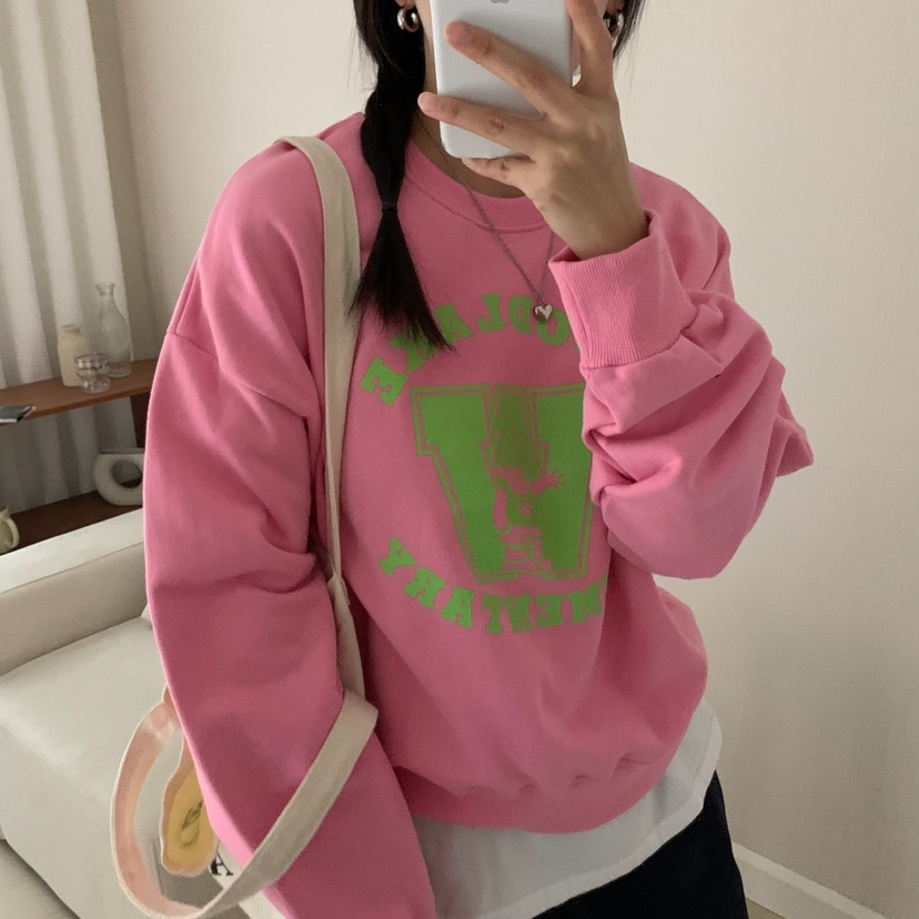 FROMJINI韓國直郵東大門代購女裝新款職業25春夏休閑熱賣衛衣FROMJINI衛衣