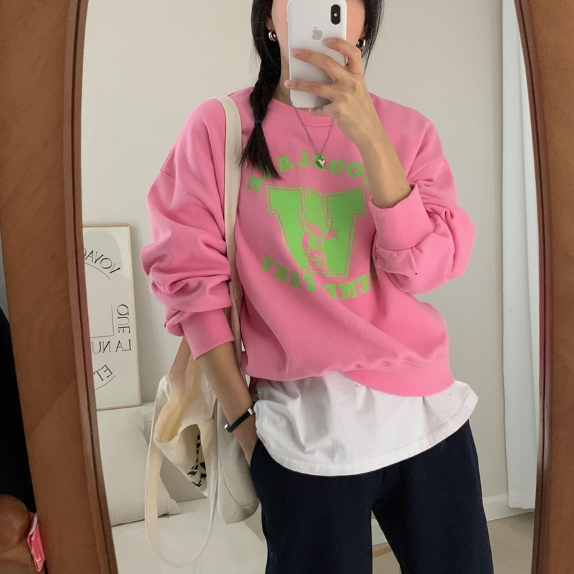 FROMJINI韓國直郵東大門代購女裝新款職業25春夏休閑熱賣衛衣FROMJINI衛衣