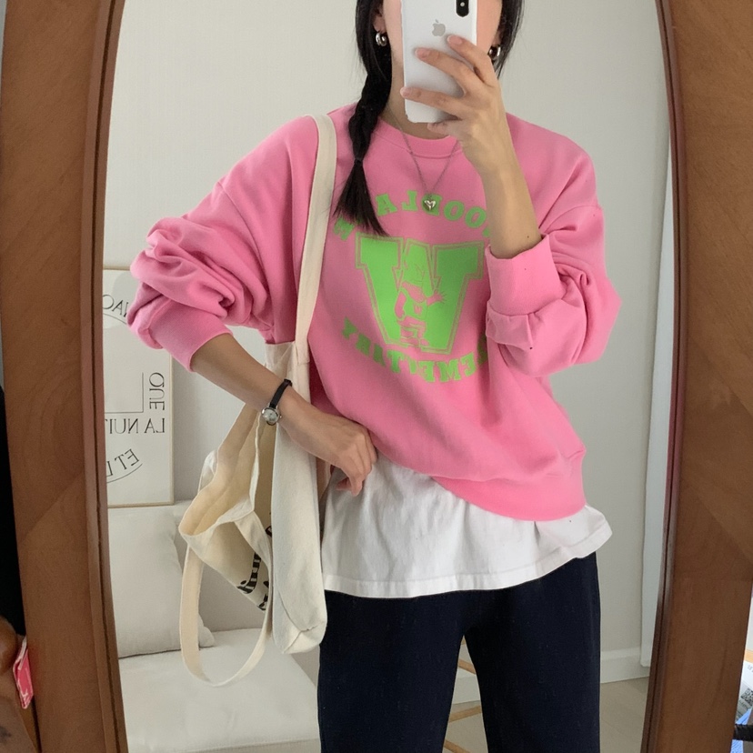 FROMJINI韓國直郵東大門代購女裝新款職業25春夏休閑熱賣衛衣FROMJINI衛衣