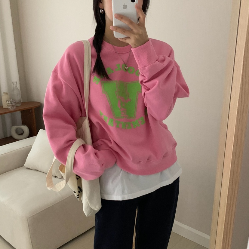 FROMJINI韓國直郵東大門代購女裝新款職業25春夏休閑熱賣衛衣FROMJINI衛衣圖色2