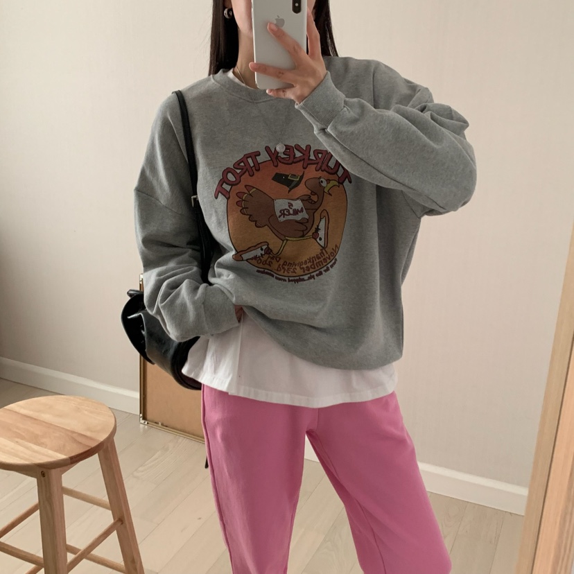 FROMJINI韓國直郵東大門代購女裝新品推薦職業熱賣時尚衛衣FROMJINI衛衣