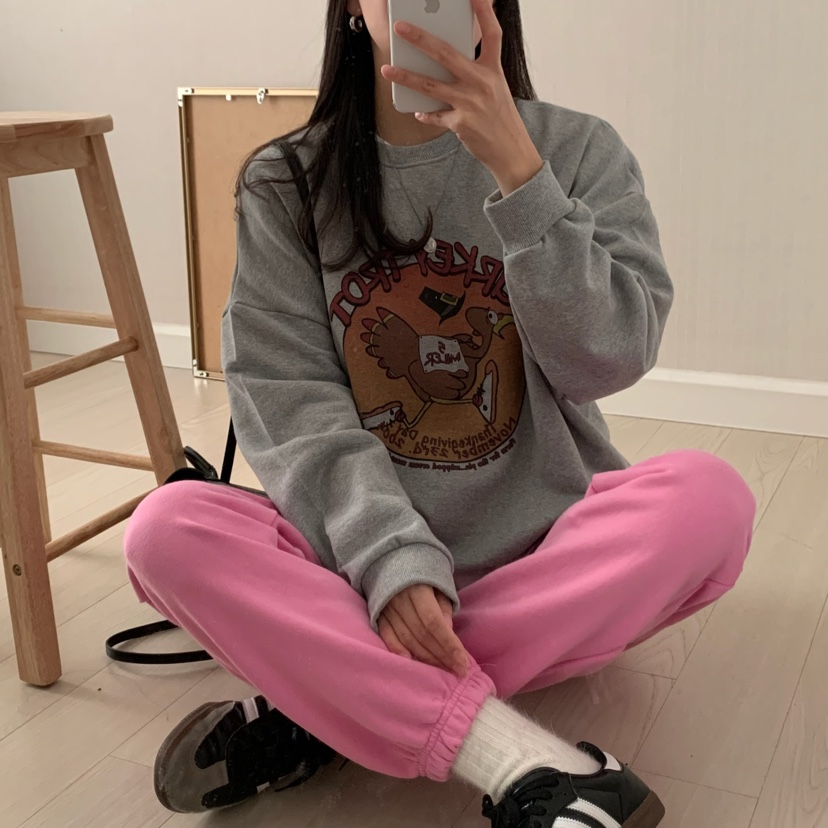 FROMJINI韓國直郵東大門代購女裝新品推薦職業熱賣時尚衛衣FROMJINI衛衣