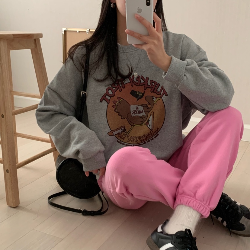 FROMJINI韓國直郵東大門代購女裝新品推薦職業熱賣時尚衛衣FROMJINI衛衣