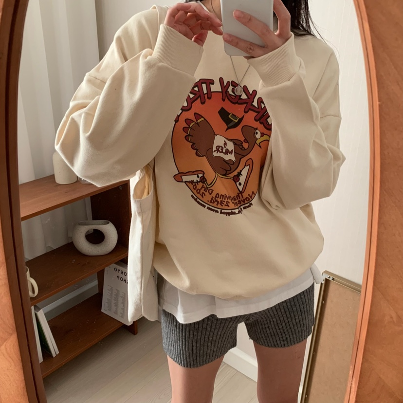 FROMJINI韓國直郵東大門代購女裝新品推薦職業熱賣時尚衛衣FROMJINI衛衣