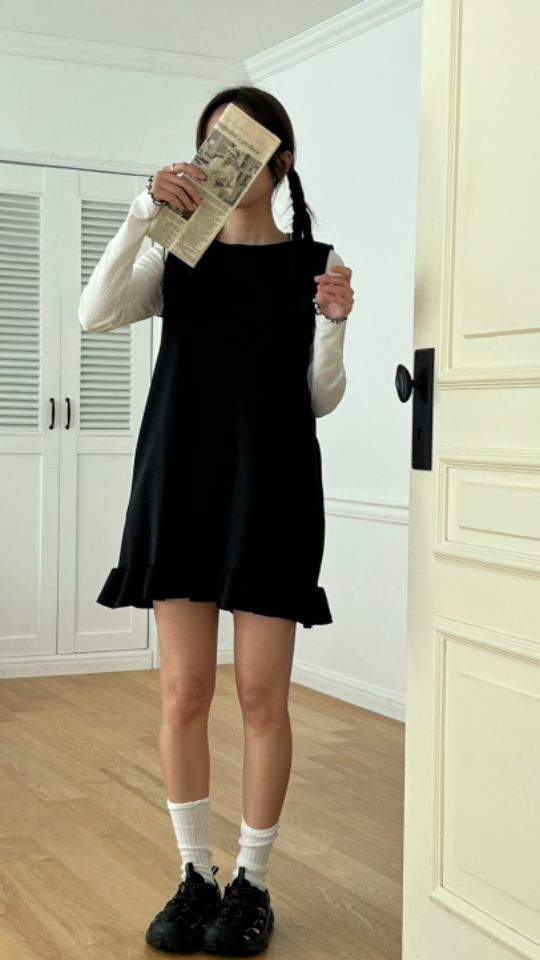HEY/TO SEWING韓國直郵東大門實拍女裝新品時尚職業連衣裙BY HEY/TO SEWING連衣裙圖色1