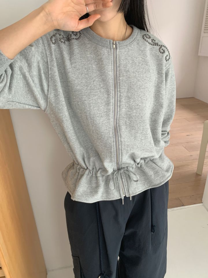 4LEAF韓國直郵東大門代購女裝新品休閑推薦熱賣25春夏夾克拉鏈4LEAF夾克
