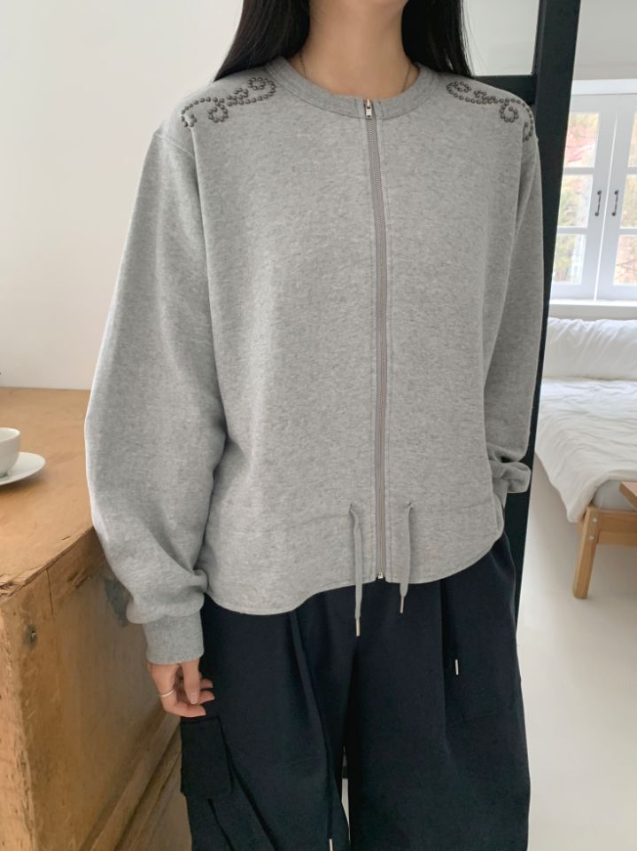 4LEAF韓國直郵東大門代購女裝新品休閑推薦熱賣25春夏夾克拉鏈4LEAF夾克