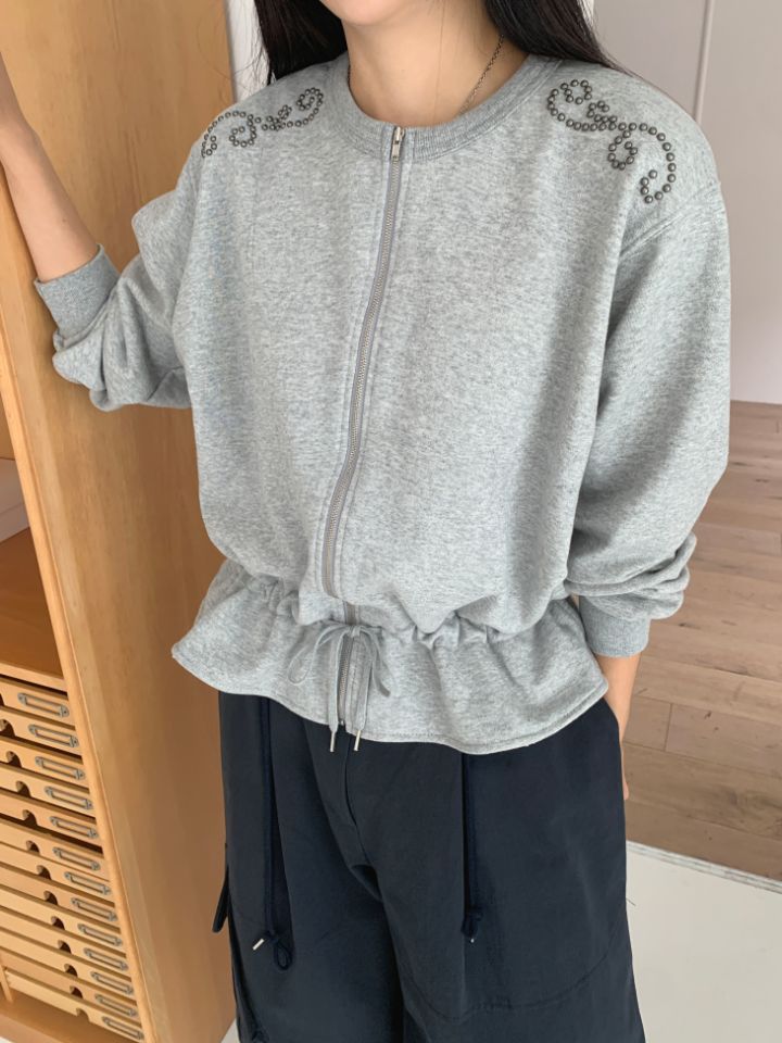 4LEAF韓國直郵東大門代購女裝新品休閑推薦熱賣25春夏夾克拉鏈4LEAF夾克