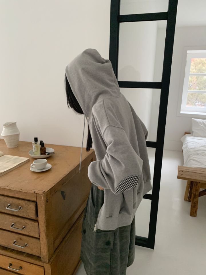 4LEAF直郵韓國代購女裝新品休閑推薦職業時尚25春夏夾克拉鏈連帽4LEAF夾克