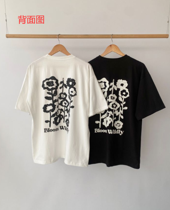 4LEAF韓國直郵女裝新品25春夏職業休閑人氣時尚推薦熱賣T恤4LEAFT恤圖色2左二色