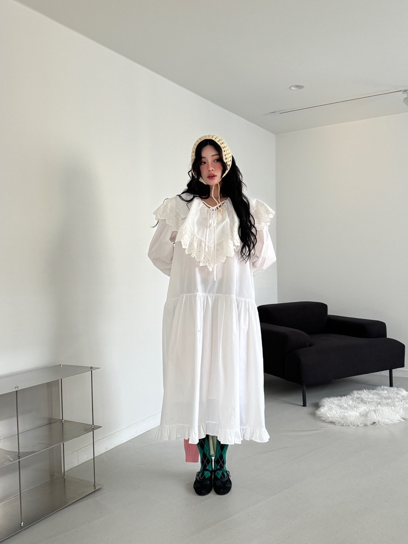 MAISONDEGLORY韓國直郵女裝新品職業真品熱賣人氣25春夏連衣裙MAISON DE GLORY連衣裙