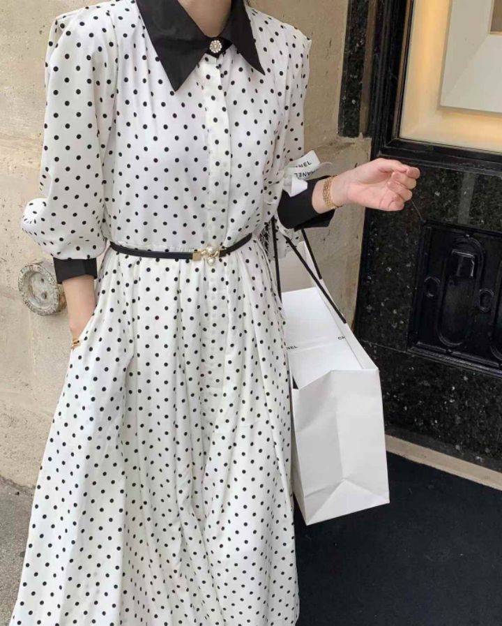 FEMME韓國直郵東大門實拍女裝新款職業熱賣休閑人氣時尚連衣裙FEMME連衣裙