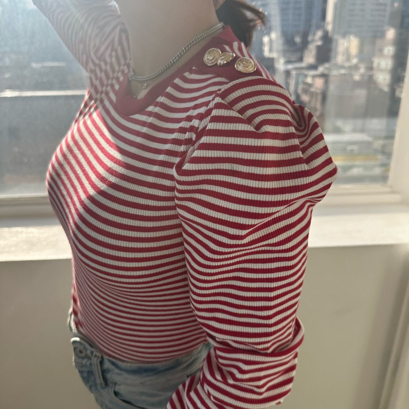 MABEL-Q韓國直郵東大門實拍女裝新款時尚推薦真品25春夏長袖T恤SOUIT by mabel-Q長袖T恤