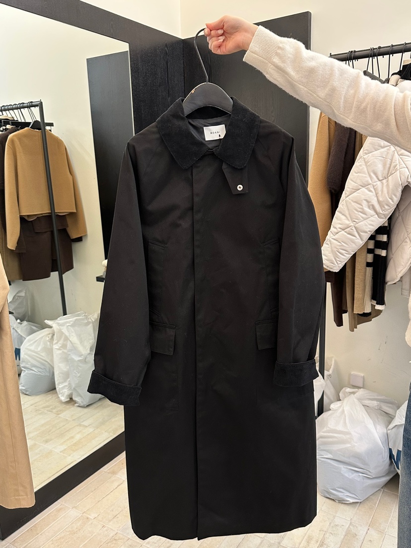 MOANI韓國直郵東大門代購女裝新品休閑熱賣職業25春夏長款風衣MOANI長款風衣圖色2