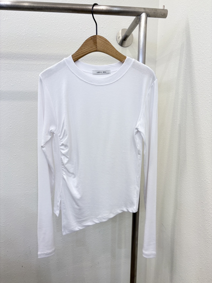 LUMIPLE韓國直郵女裝新款推薦25春夏時尚休閑職業人氣長袖T恤LUMIPLE長袖T恤圖色1