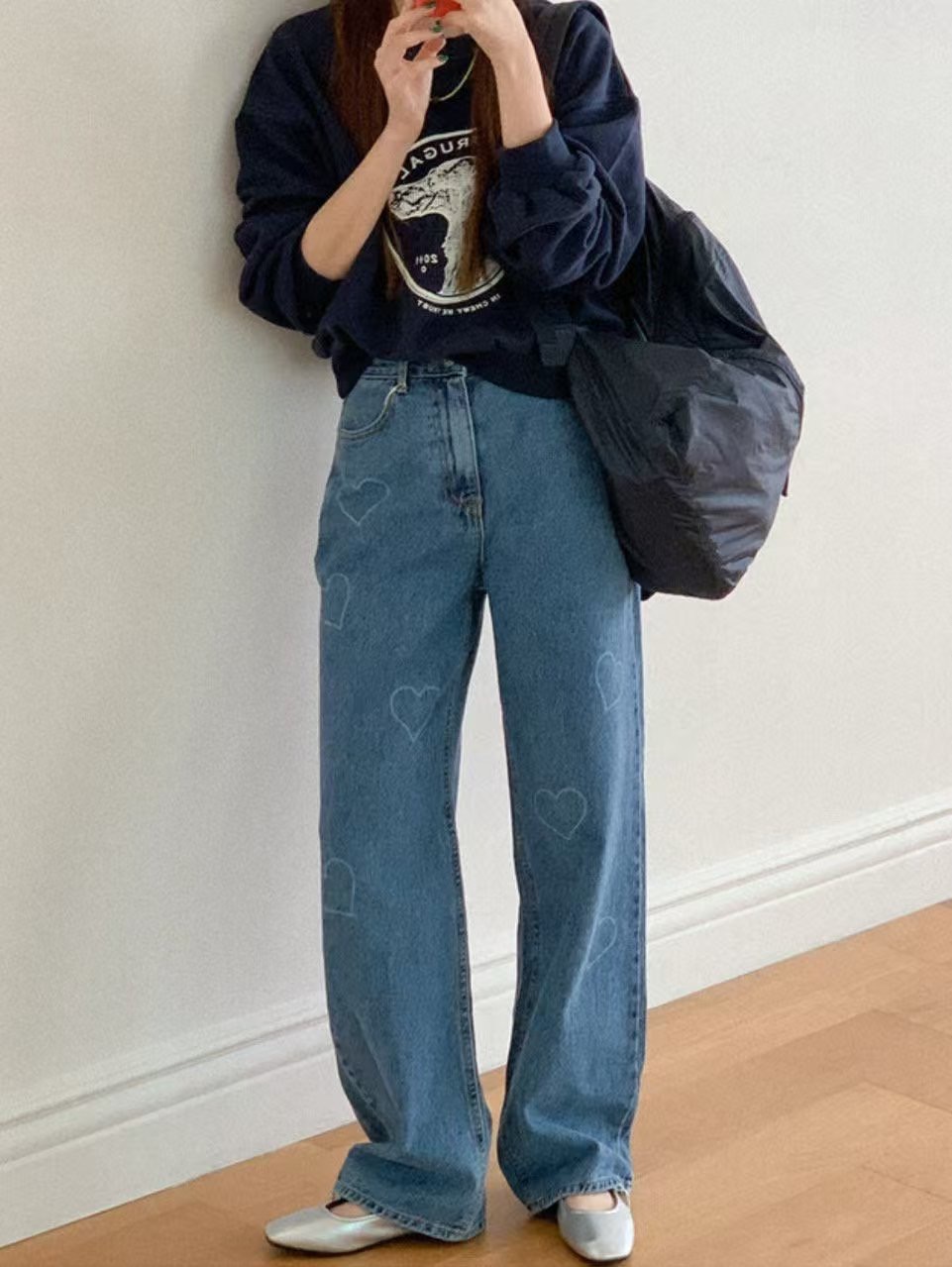 L V C韓國直郵東大門實拍女裝新品25春夏人氣真品熱賣牛仔褲L_V_C牛仔褲