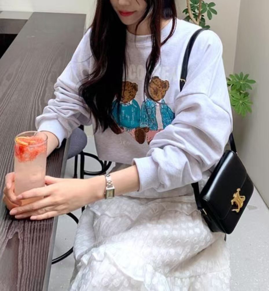 L V C韓國直郵女裝新款職業推薦休閑25春夏時尚人氣熱賣衛衣L_V_C衛衣