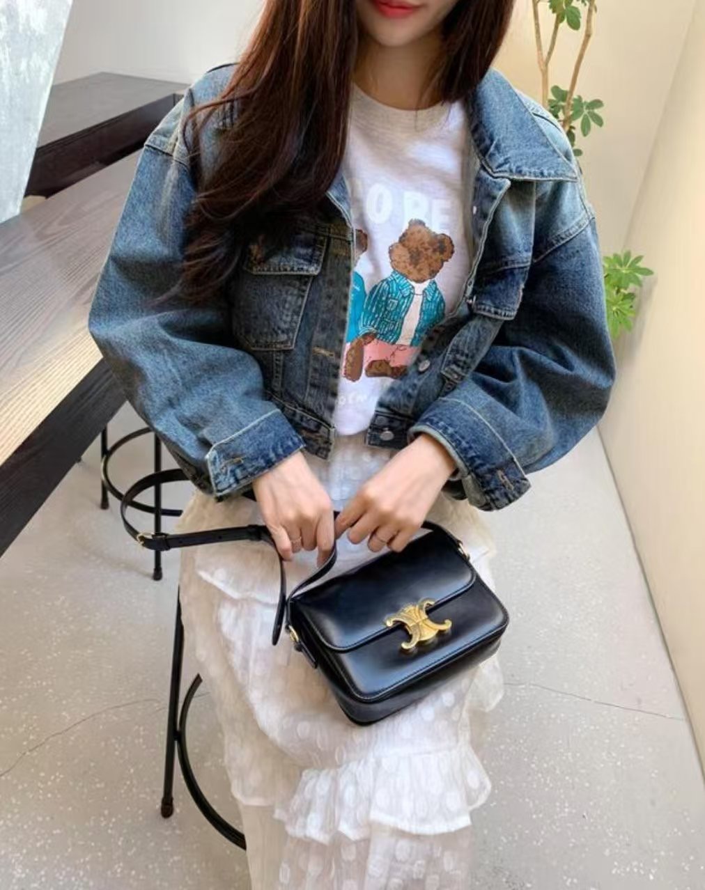 L V C韓國直郵女裝新款職業推薦休閑25春夏時尚人氣熱賣衛衣L_V_C衛衣