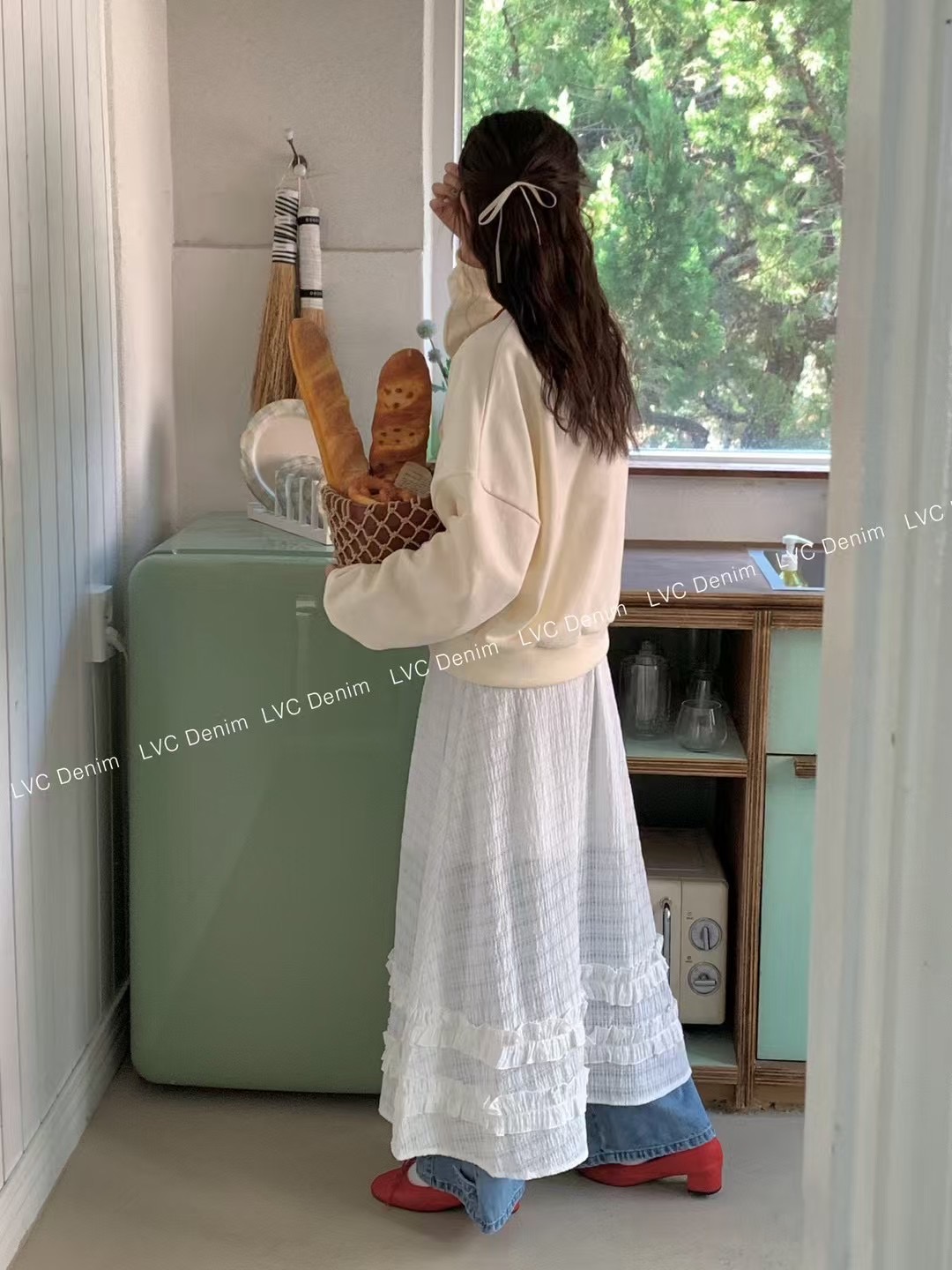 L V C東大門實拍女裝新款時尚熱賣人氣推薦休閑職業25春夏衛衣L_V_C衛衣