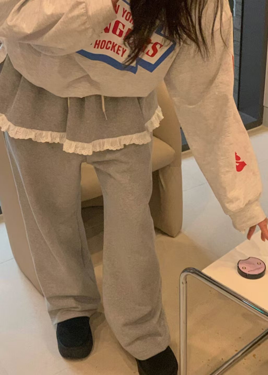 L V C東大門實拍女士新品推薦時尚25春夏休閑熱賣人氣裙褲L_V_C裙褲圖色2