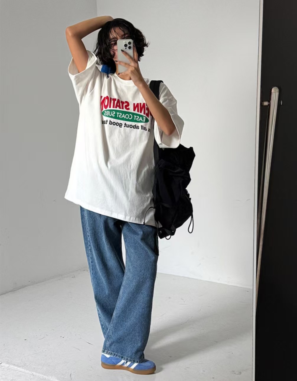 L V C韓國直郵女裝新款真品熱賣時尚職業25春夏T恤馬海毛L_V_CT恤