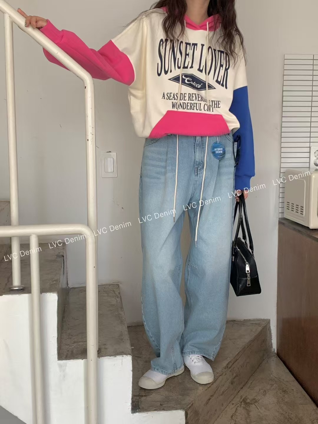 L V C東大門實拍女士新款職業25春夏時尚休閑人氣熱賣衛衣L_V_C衛衣