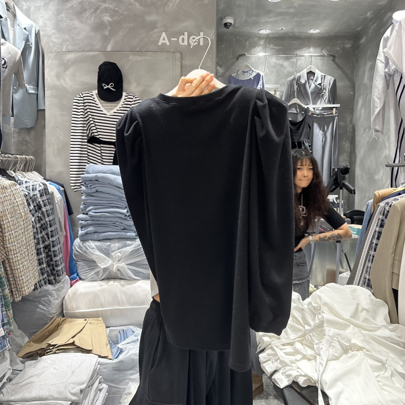 A-DEL韓國直郵女裝新品休閑真品熱賣推薦時尚人氣職業長袖T恤A-DEL長袖T恤