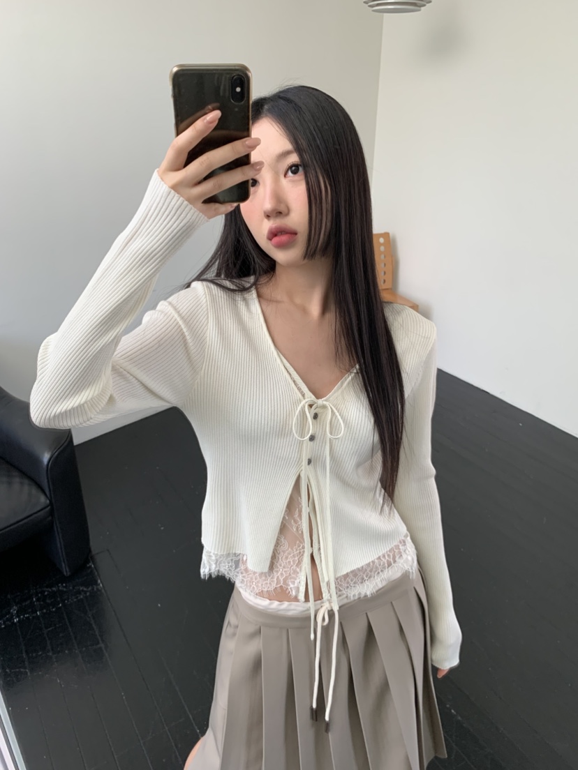 MURMUR韓國直郵女裝新品職業25春夏人氣時尚推薦熱賣針織衫MURMUR針織衫
