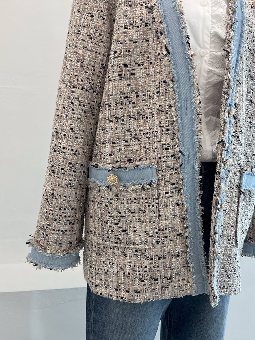 LAUNDRY直郵韓國代購女裝新品真品職業推薦25春夏休閑夾克開衫LAUNDRY夾克