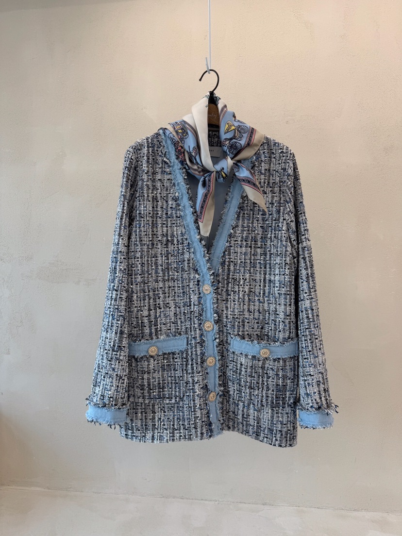 LAUNDRY直郵韓國代購女裝新品真品職業推薦25春夏休閑夾克開衫LAUNDRY夾克圖色1