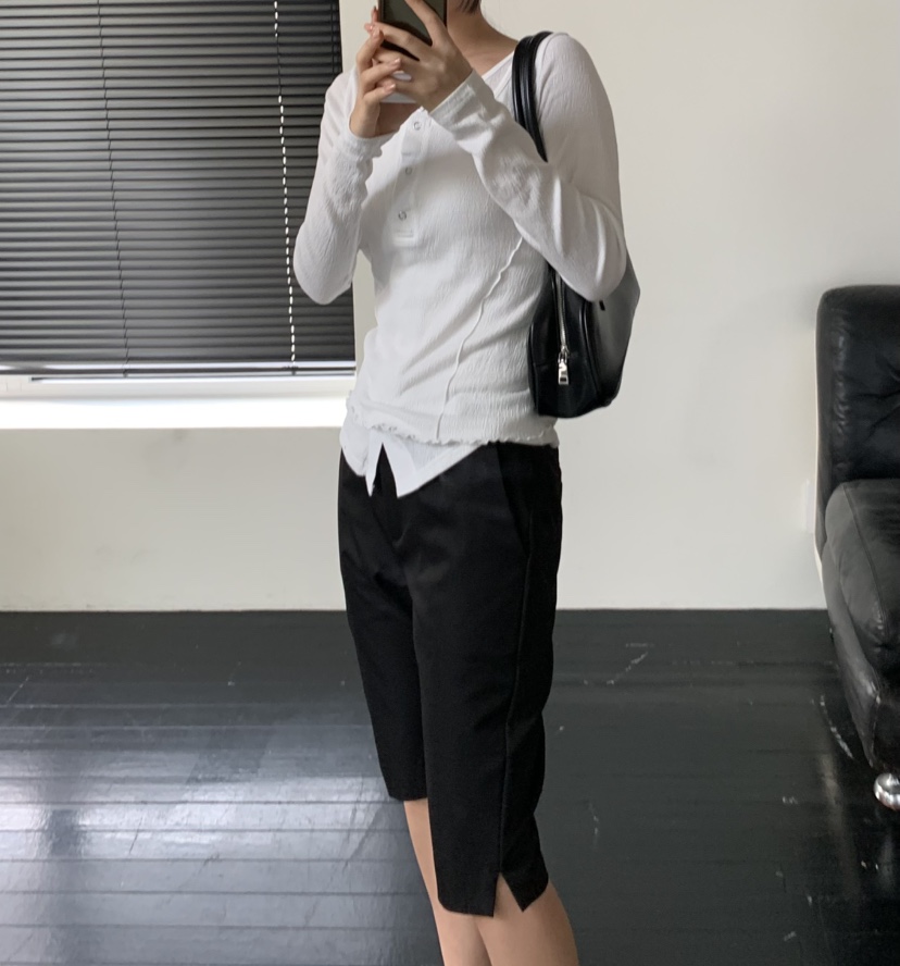 MURMUR韓國直郵東大門代購女裝新款職業真品推薦時尚25春夏短褲MURMUR短褲