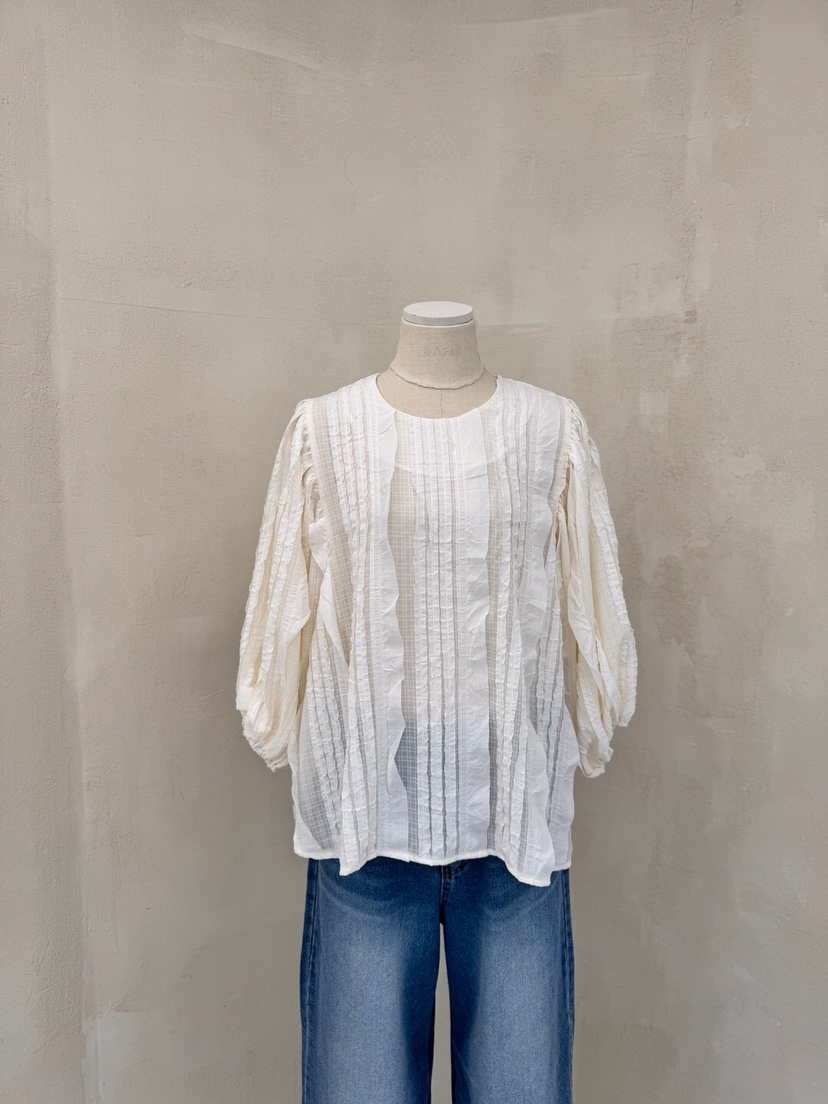 LAUNDRY韓國直郵東大門代購女裝新品推薦休閑時尚襯衫蕾絲衫LAUNDRY襯衫/蕾絲衫