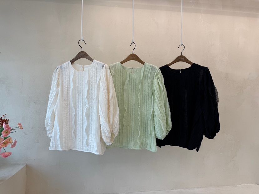 LAUNDRY韓國直郵東大門代購女裝新品推薦休閑時尚襯衫蕾絲衫LAUNDRY襯衫/蕾絲衫