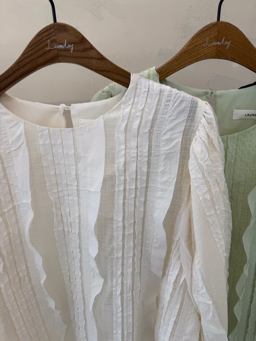 LAUNDRY韓國直郵東大門代購女裝新品推薦休閑時尚襯衫蕾絲衫LAUNDRY襯衫/蕾絲衫
