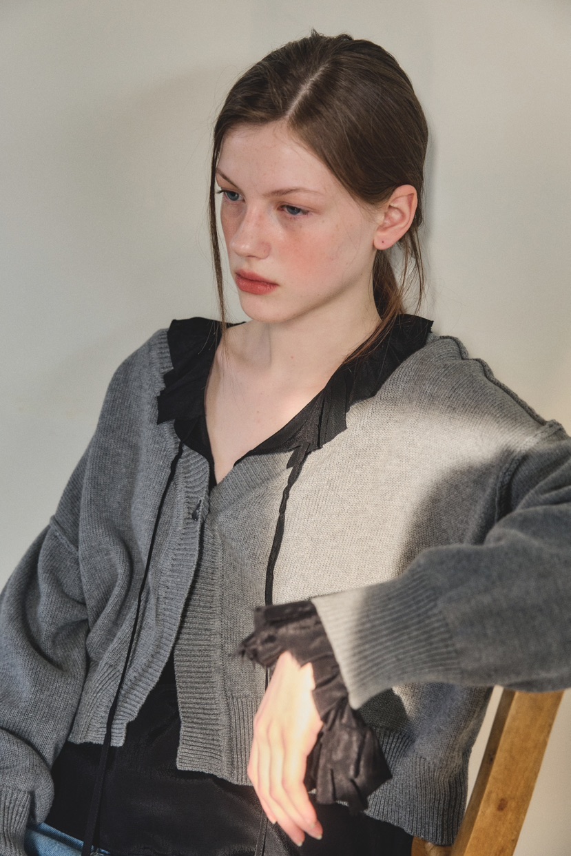 BOWIE韓國直郵東大門代購女裝新品人氣休閑推薦25春夏襯衫蕾絲衫BOWIE襯衫/蕾絲衫