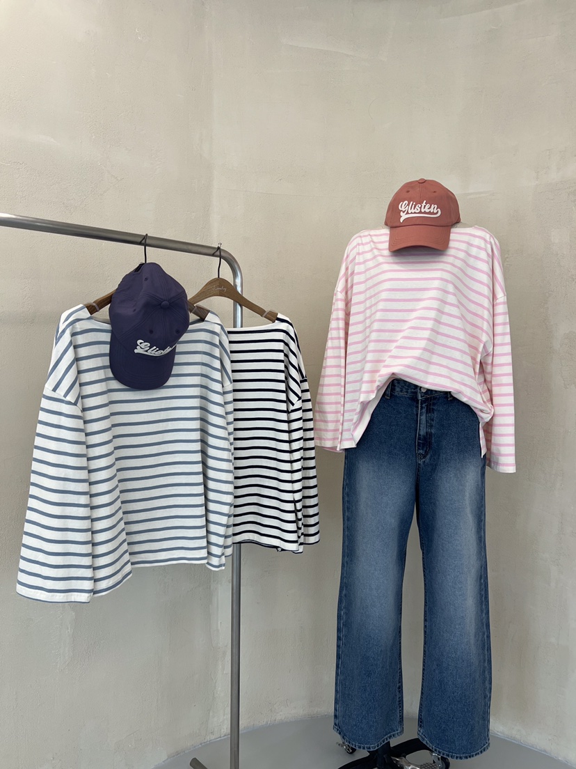 LAUNDRY韓國直郵女裝新品休閑推薦25春夏人氣熱賣時尚長袖T恤LAUNDRY長袖T恤