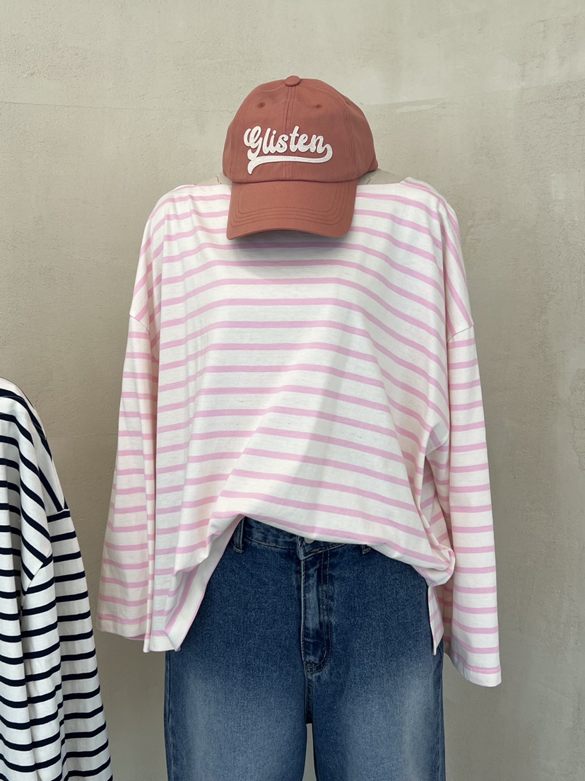 LAUNDRY韓國直郵女裝新品休閑推薦25春夏人氣熱賣時尚長袖T恤LAUNDRY長袖T恤
