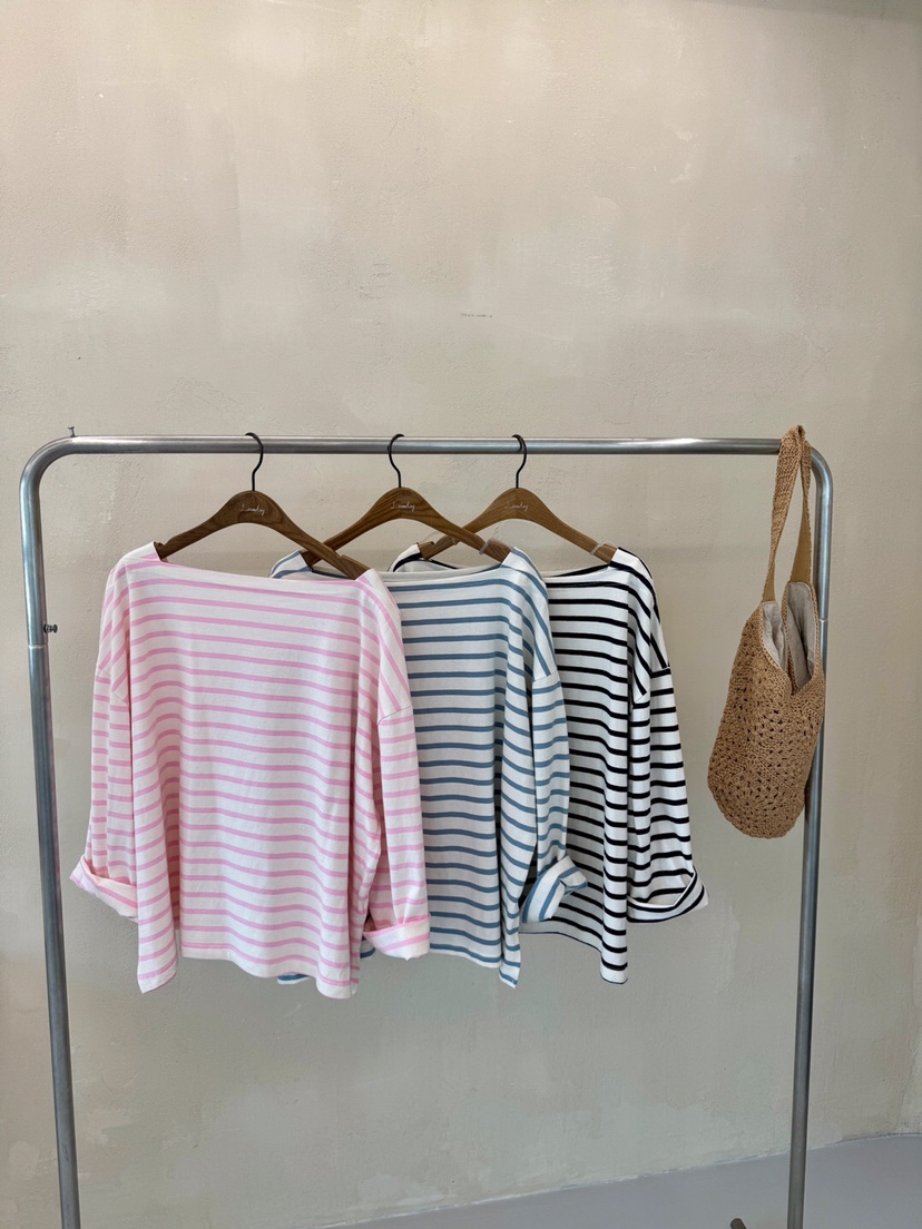 LAUNDRY韓國直郵女裝新品休閑推薦25春夏人氣熱賣時尚長袖T恤LAUNDRY長袖T恤