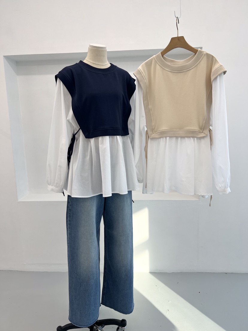 LAUNDRY韓國直郵女裝新品人氣熱賣職業真品休閑25春夏襯衫蕾絲衫LAUNDRY襯衫/蕾絲衫