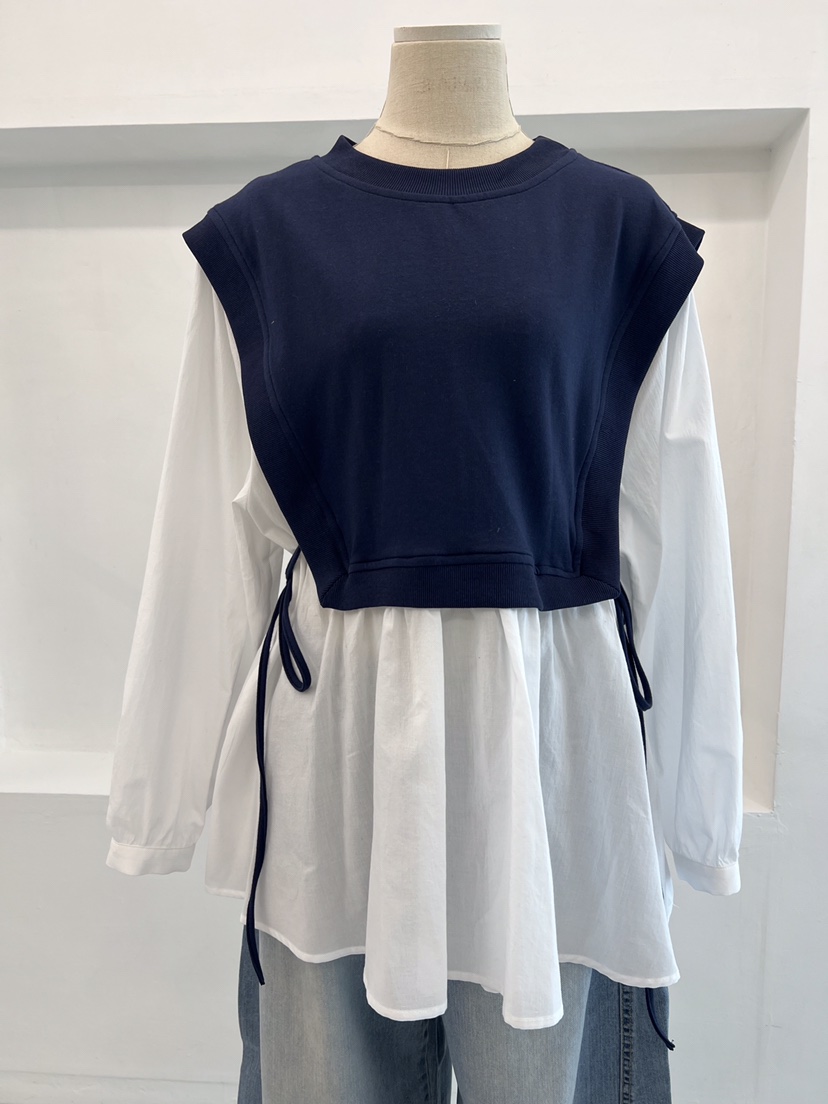 LAUNDRY韓國直郵女裝新品人氣熱賣職業真品休閑25春夏襯衫蕾絲衫LAUNDRY襯衫/蕾絲衫