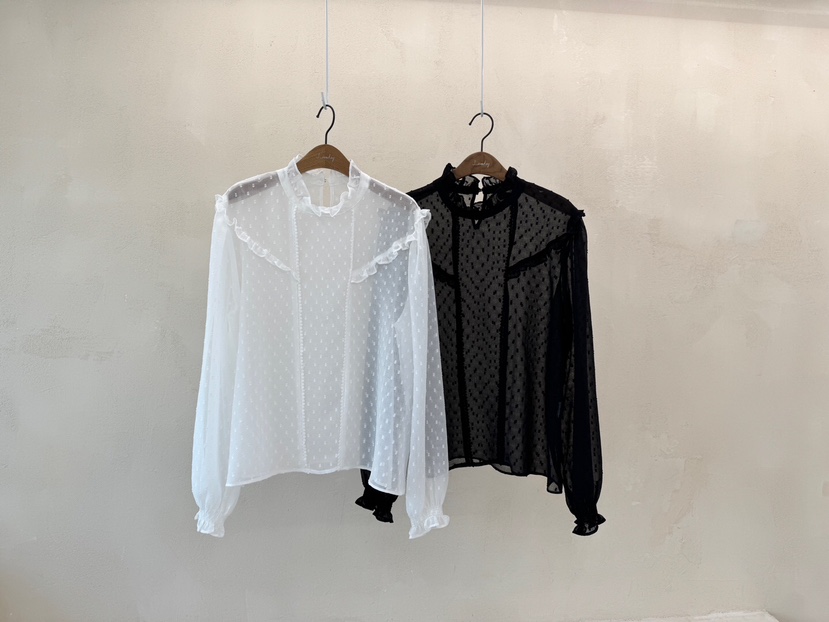 LAUNDRY韓國直郵東大門實拍女裝新款休閑25春夏人氣襯衫蕾絲衫LAUNDRY襯衫/蕾絲衫